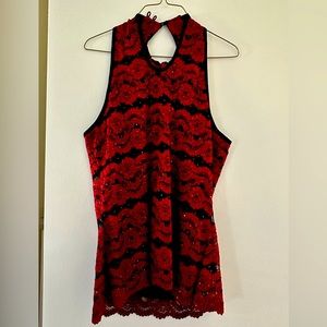 Stunning sleeveless ladies blouse